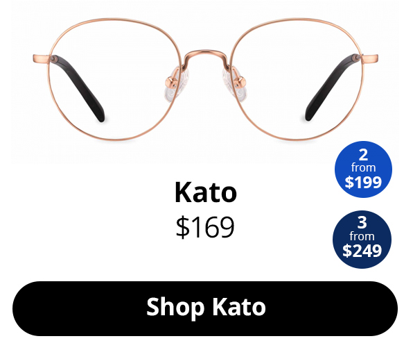 Oscar Wylee Kato Frame in Rose Gold.